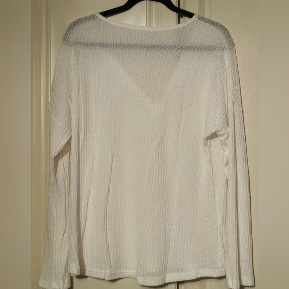 Lightweight Waffle Knit Top